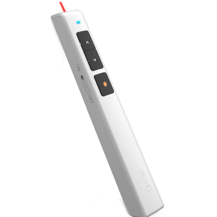 Deli  2.4GHz Page Turner USB Clicker With Red Light For PPT(White) - HoMEdemic™ 