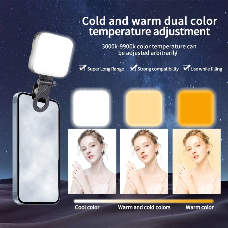 Desiontal V90 Mobile Phone Live Beauty Fill Light LED Pocket Light USB Charging Tofu Lamp(Standard) - HoMEdemic™ 