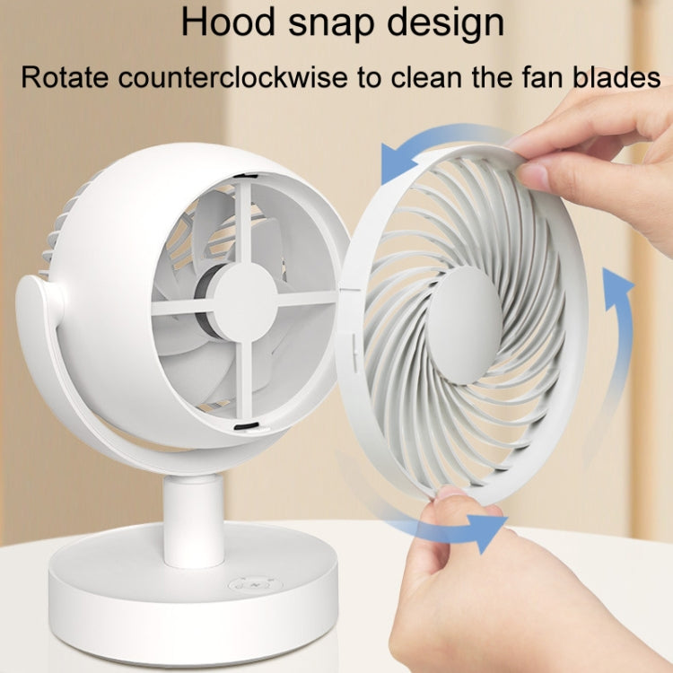 Desktop Air Circulation Fan Household Office Compact Mute Electrical Fan, Style: USB Plug In - HoMEdemic™ 