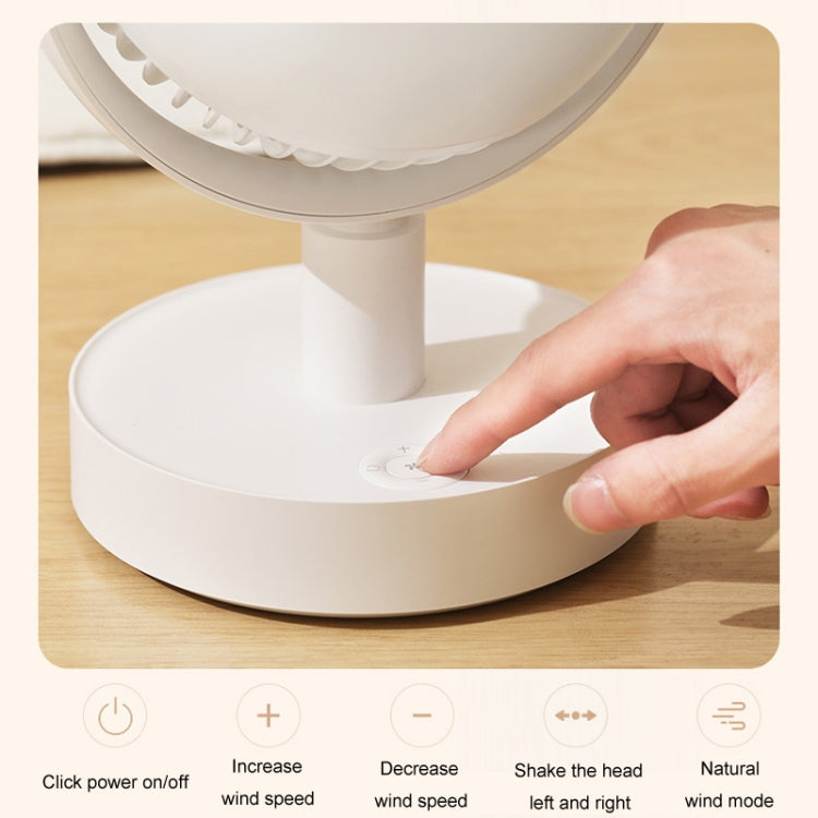 Desktop Air Circulation Fan Household Office Compact Mute Electrical Fan, Style: USB Plug In - HoMEdemic™ 