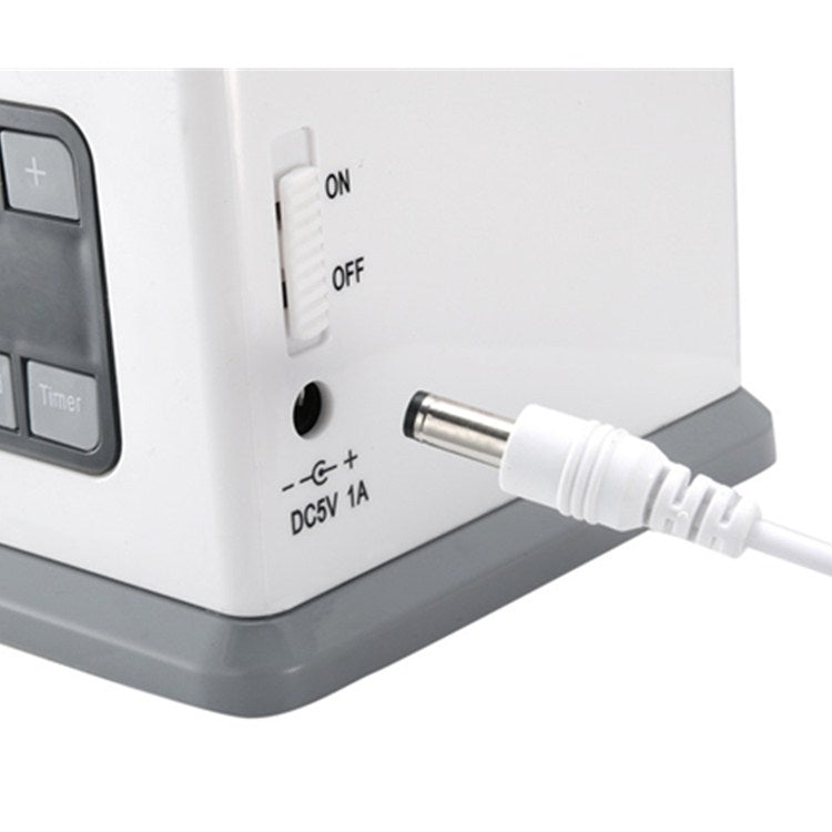 Desktop Air Cooler Battery Plug-in Dual-use Air Conditioning Intelligent Digital Display Mini Air Cooler - HoMEdemic™ 