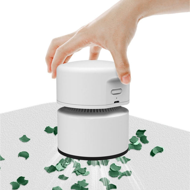 Desktop Mini Vacuum Cleaner USB Rechargeable Office Home Portable Paper Cleaner(Green) - HoMEdemic™ 