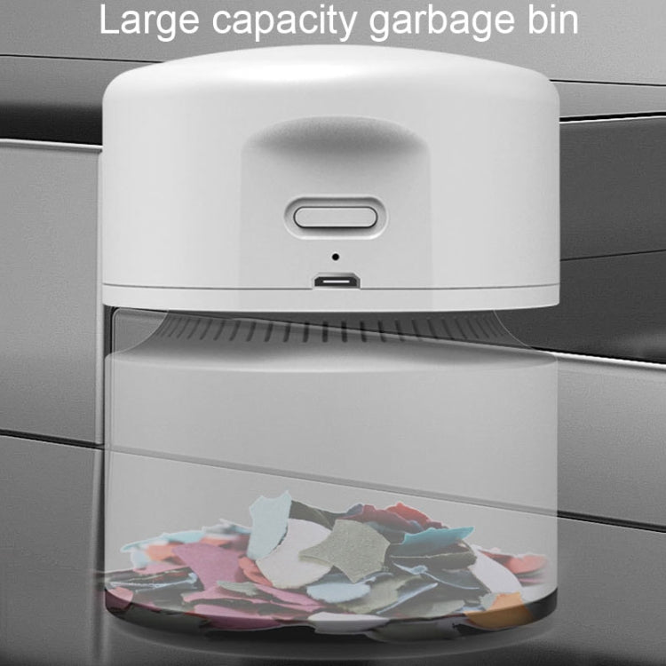 Desktop Mini Vacuum Cleaner USB Rechargeable Office Home Portable Paper Cleaner(White) - HoMEdemic™ 