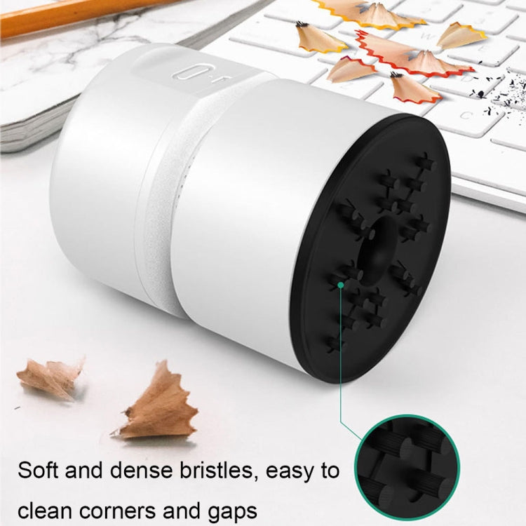 Desktop Mini Vacuum Cleaner USB Rechargeable Office Home Portable Paper Cleaner(White) - HoMEdemic™ 
