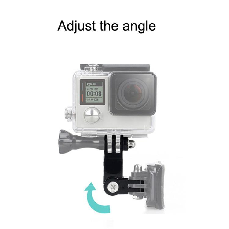 Different Direction Short Adapter TELESIN Screw Adapter Adjustment Arm For GoPro Hero12 Black / Hero11/10 /9 /8 /7 /6 /5, Insta360 Ace / Ace Pro, DJI Osmo Action 4 and Other Action Cameras - HoMEdemic™ 