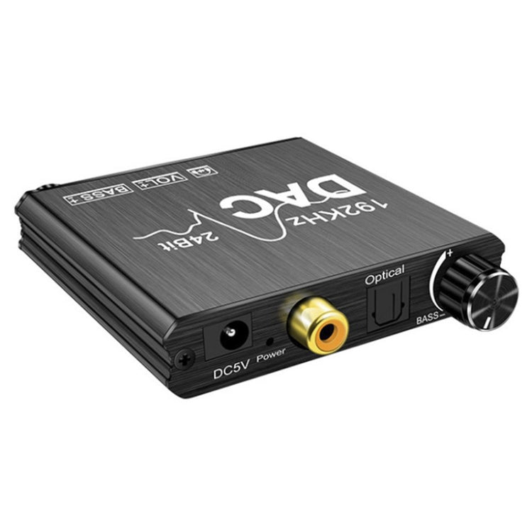Digital To Analog Audio Converter Stereo Extractor DAC Amplifier Optical SPDIF 192Khz 24Bit - HoMEdemic™ 