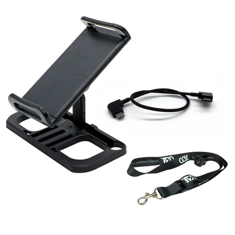 Drone Remote Controller Holder Tablet Extended Bracket Clip With Lanyard & Micro USB Line - HoMEdemic™ 
