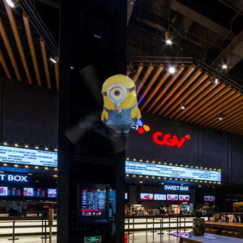 Dsee-50s Holographic Intelligent Display 3D Billboard, WiFi App Control, Display Resolution: 512 x 512 Pixels, Diameter: 50cm, Dsee-50s - HoMEdemic™ 