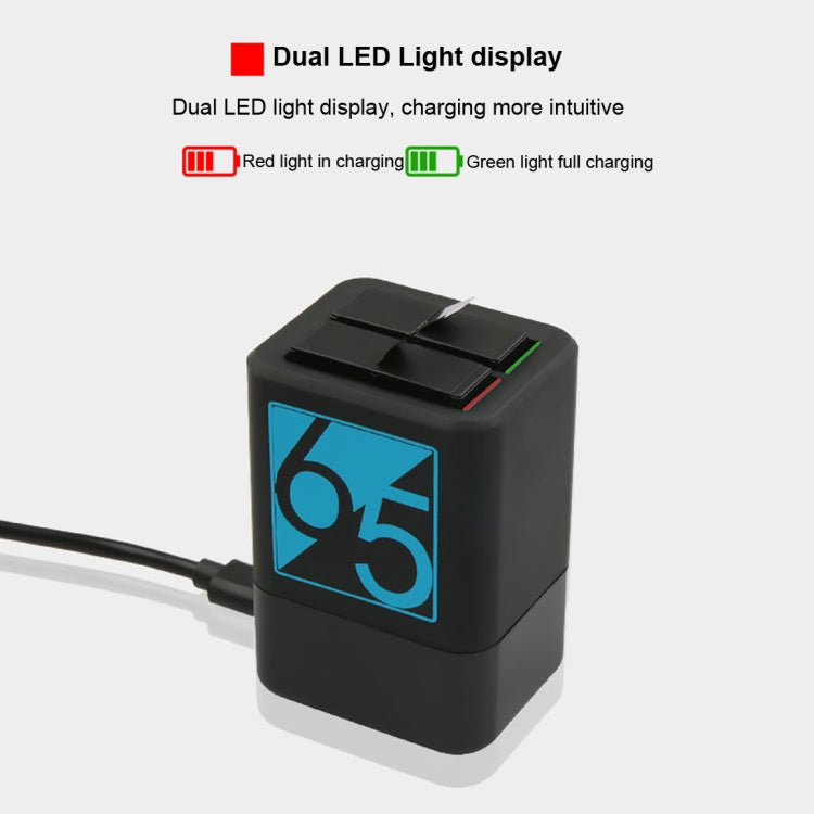 Dual Batteries Charger with USB-C / Type-C Cable for GoPro HERO6 /5 - HoMEdemic™ 