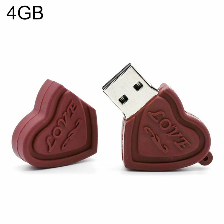 Dual Hearts Style 4GB USB Flash Disk, 4GB, 16GB - HoMEdemic™ 