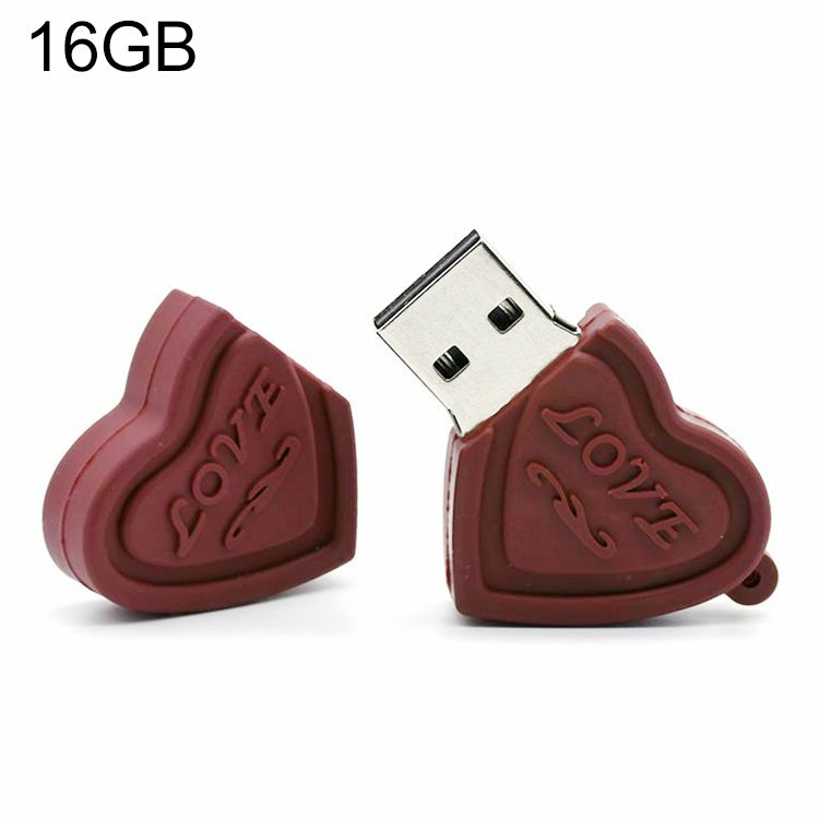Dual Hearts Style 4GB USB Flash Disk, 4GB, 16GB - HoMEdemic™ 