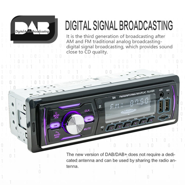 Dual USB Car DAB Digital U Disk Card Bluetooth Radio MP3 Player(SWM-M4) - HoMEdemic™ 