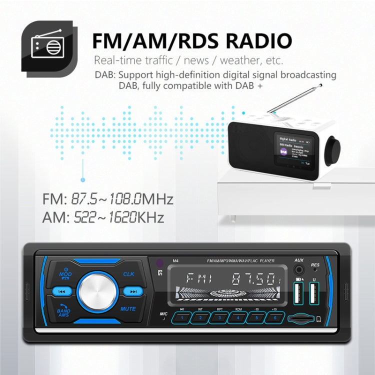 Dual USB Car DAB Digital U Disk Card Bluetooth Radio MP3 Player(SWM-M4) - HoMEdemic™ 