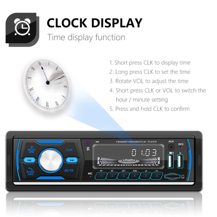 Dual USB Car DAB Digital U Disk Card Bluetooth Radio MP3 Player(SWM-M4) - HoMEdemic™ 