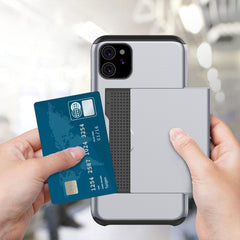 Shockproof Rugged Armor Protective Case with Card Slot, For iPhone 11, For Galaxy Note 10, for iPhone 11, for Galaxy Note 10 - HoMEdemic™ 