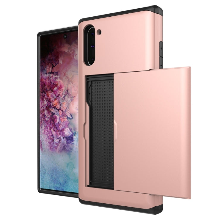 Shockproof Rugged Armor Protective Case with Card Slot, For Galaxy Note 10, For Galaxy Note 10 Pro, for Galaxy Note 10, for Galaxy Note 10 Pro - HoMEdemic™ 
