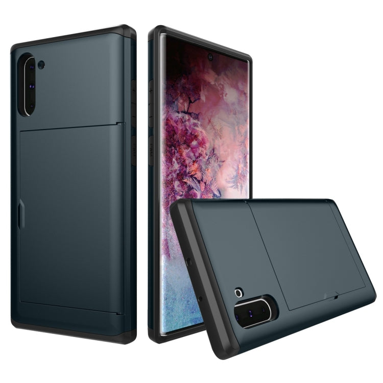 Shockproof Rugged Armor Protective Case with Card Slot, For Galaxy Note 10, For Galaxy Note 10 Pro, for Galaxy Note 10, for Galaxy Note 10 Pro - HoMEdemic™ 