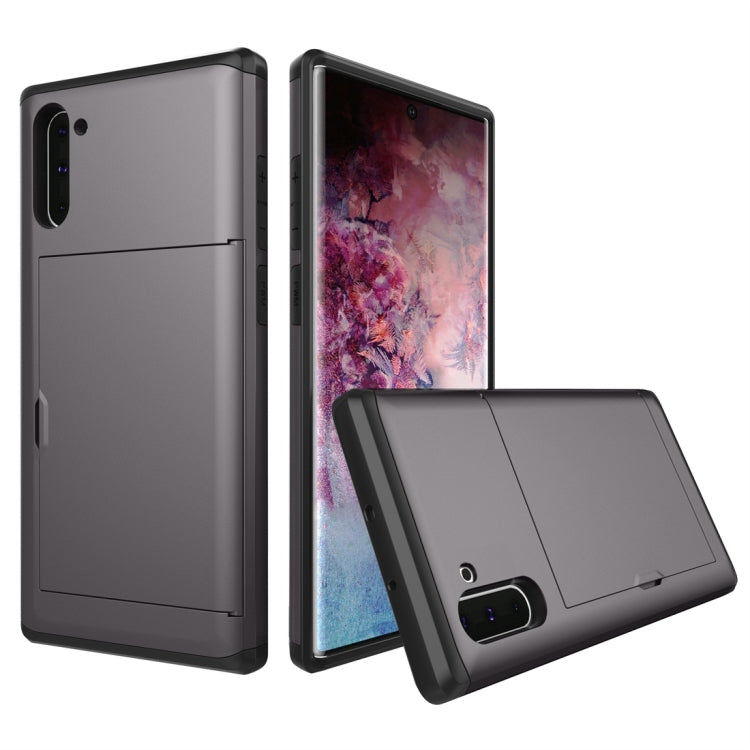 Shockproof Rugged Armor Protective Case with Card Slot, For Galaxy Note 10, For Galaxy Note 10 Pro, for Galaxy Note 10, for Galaxy Note 10 Pro - HoMEdemic™ 