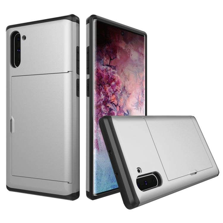 Shockproof Rugged Armor Protective Case with Card Slot, For Galaxy Note 10, For Galaxy Note 10 Pro, for Galaxy Note 10, for Galaxy Note 10 Pro - HoMEdemic™ 