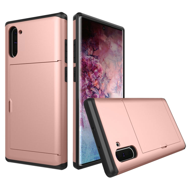 Shockproof Rugged Armor Protective Case with Card Slot, For Galaxy Note 10, For Galaxy Note 10 Pro, for Galaxy Note 10, for Galaxy Note 10 Pro - HoMEdemic™ 