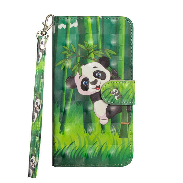 For iPhone SE 2022 / SE 2020 / 8 / 7 3D Painting Pattern Horizontal Flip TPU + PU Leather Case with Holder & Card Slots & Wallet(Bamboo Panda) - HoMEdemic™ 