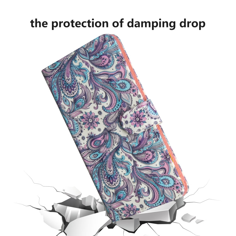For iPhone SE 2022 / SE 2020 / 8 / 7 3D Painting Pattern Horizontal Flip TPU + PU Leather Case with Holder & Card Slots & Wallet(Spiral Pattern) - HoMEdemic™ 