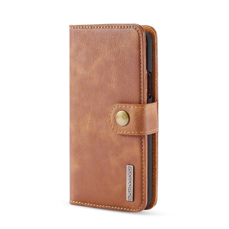 For iPhone 11 Pro DG.MING Crazy Horse Texture Flip Detachable Magnetic Leather Case with Holder & Card Slots & Wallet (Brown) - HoMEdemic™ 