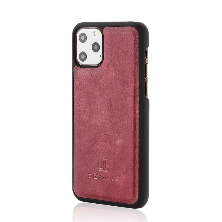 For iPhone 11 Pro Max DG.MING Crazy Horse Texture Flip Detachable Magnetic Leather Case with Holder & Card Slots & Wallet (Red) - HoMEdemic™ 