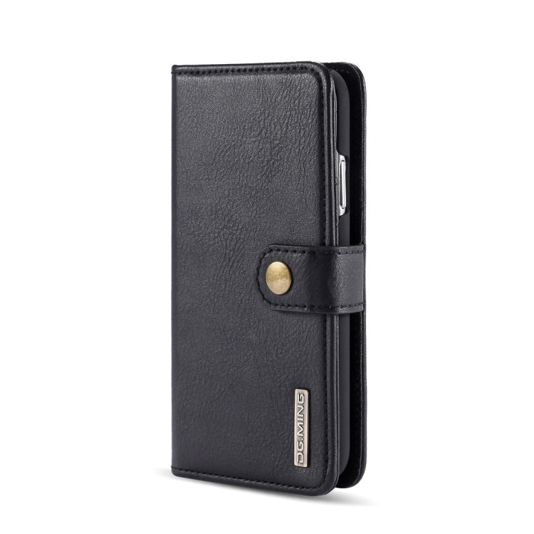 For iPhone 11 DG.MING Crazy Horse Texture Flip Detachable Magnetic Leather Case with Holder & Card Slots & Wallet (Black) - HoMEdemic™ 