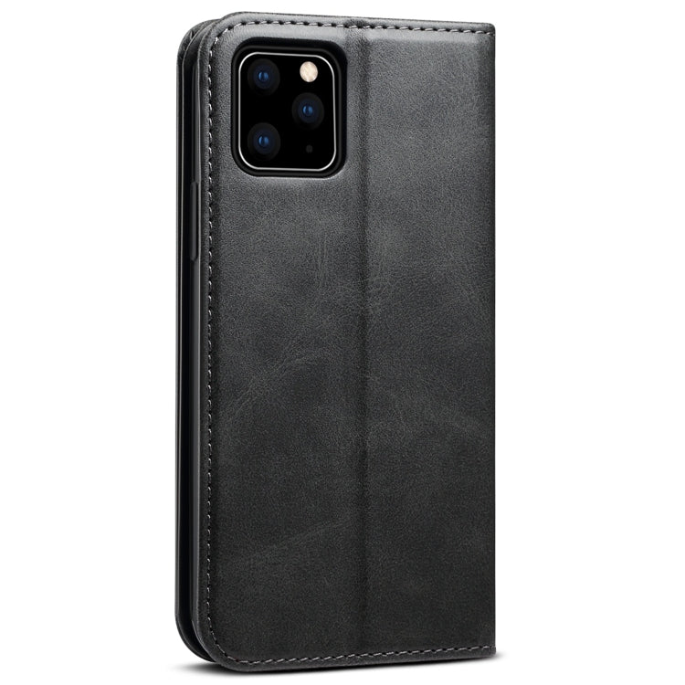 Suteni Calf Texture Horizontal Flip Leather Case with Holder & Card Slots & Wallet for iPhone 11 Pro Max(Black) - HoMEdemic™ 