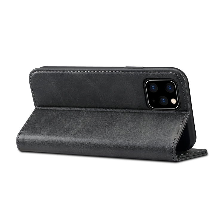 Suteni Calf Texture Horizontal Flip Leather Case with Holder & Card Slots & Wallet for iPhone 11 Pro Max(Black) - HoMEdemic™ 