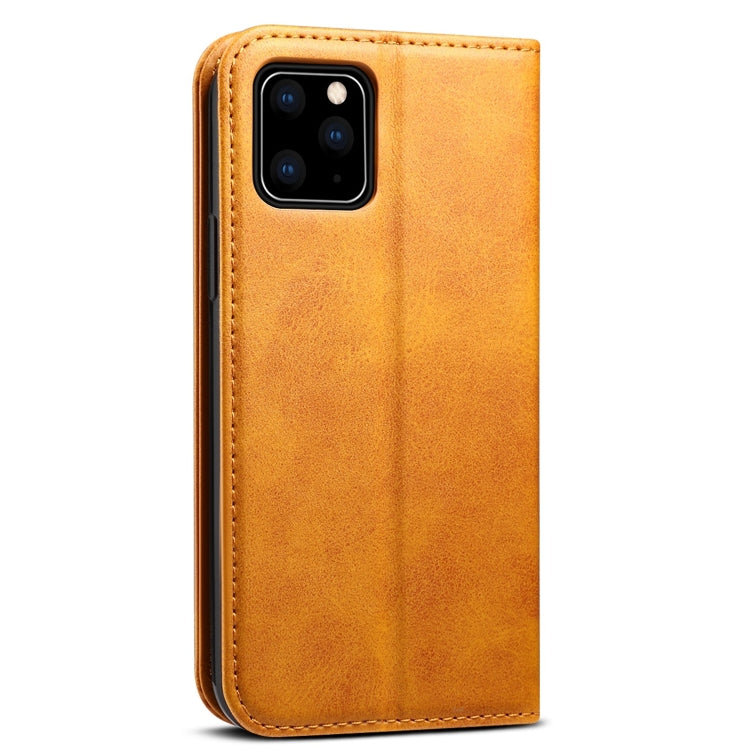 Suteni Calf Texture Horizontal Flip Leather Case with Holder & Card Slots & Wallet for iPhone 11 Pro Max(Khaki) - HoMEdemic™ 