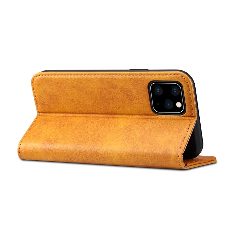 Suteni Calf Texture Horizontal Flip Leather Case with Holder & Card Slots & Wallet for iPhone 11 Pro Max(Khaki) - HoMEdemic™ 
