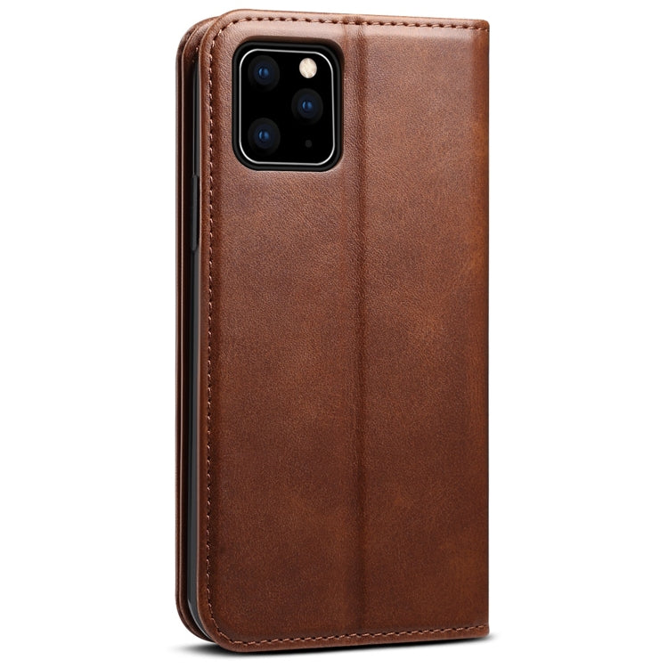 Suteni Calf Texture Horizontal Flip Leather Case with Holder & Card Slots & Wallet for iPhone 11 Pro Max(Brown) - HoMEdemic™ 