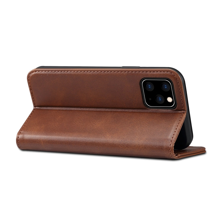 Suteni Calf Texture Horizontal Flip Leather Case with Holder & Card Slots & Wallet for iPhone 11 Pro Max(Brown) - HoMEdemic™ 