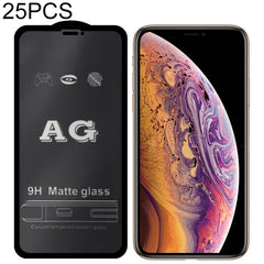 25 PCS AG Matte Frosted Full Cover Tempered Glass, For iPhone 6 & 6s, For iPhone 6 Plus & 6s Plus, For iPhone 8 & 7, For iPhone 8 Plus & 7 Plus, For iPhone XS / X, For iPhone XR, For iPhone XS Max / 11 Pro Max, For OnePlus 6, For OnePlus 6T, For OnePlus 7 - HoMEdemic™ 