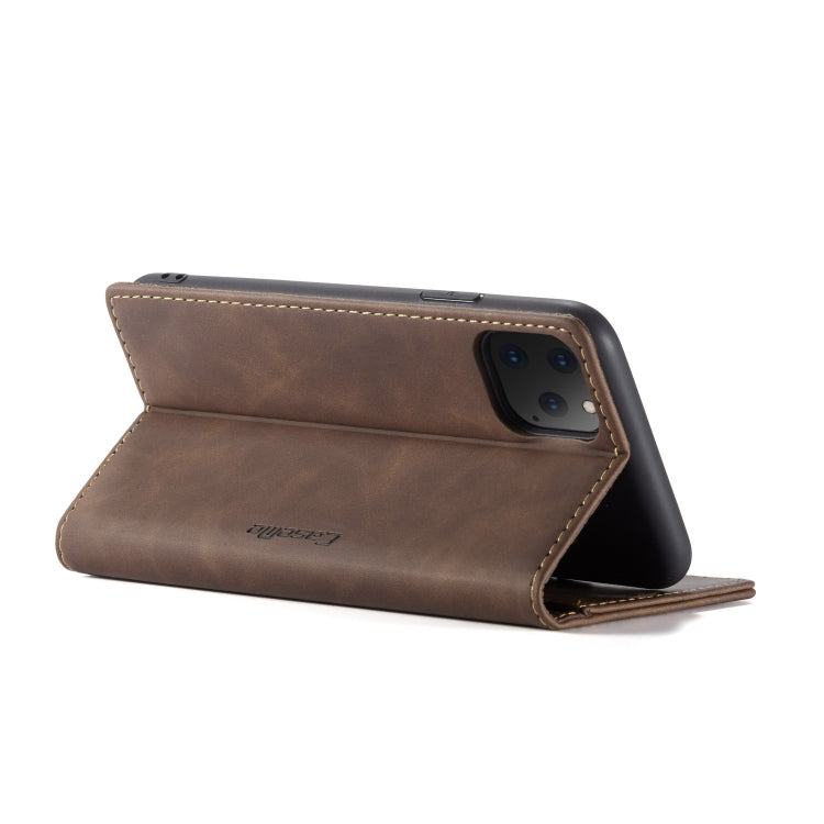 CaseMe-013 Multifunctional Horizontal Flip Leather Case with Card Slot & Holder & Wallet for iPhone 11 Pro(coffee) - HoMEdemic™ 