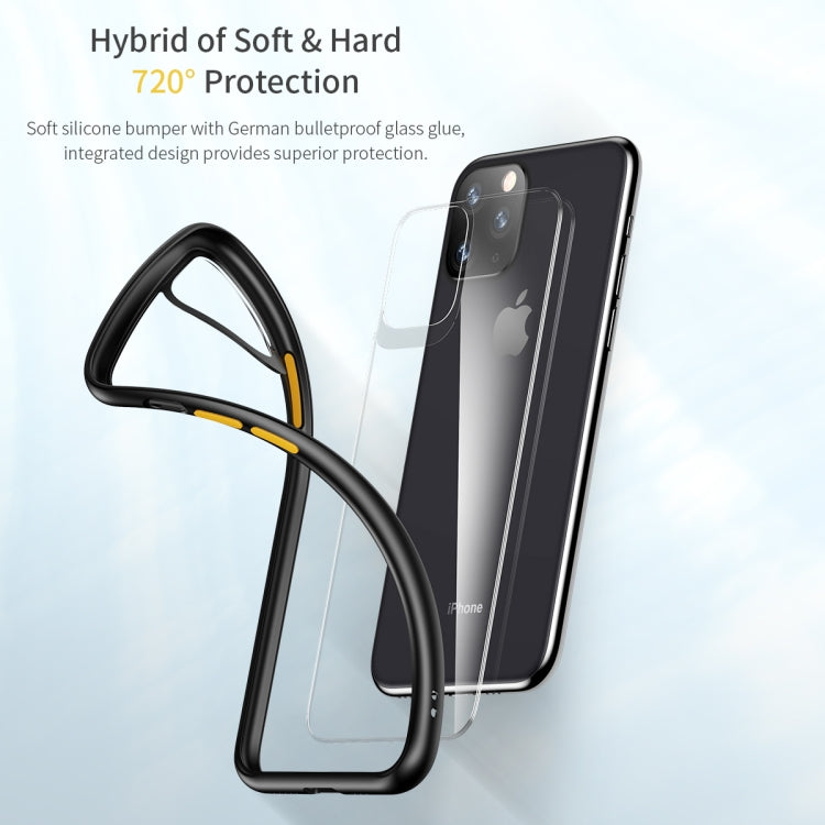 For iPhone 11 Pro Max ROCK Guard Pro Series Shockproof TPU + PC Protective Case (Black) - HoMEdemic™ 