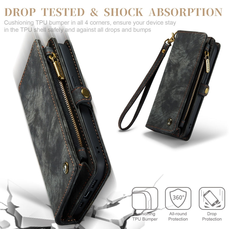 For iPhone 11 Pro Max CaseMe-008 Detachable Multifunctional Horizontal Flip Leather Case with Card Slot & Holder & Zipper Wallet & Photo Frame (Black) - HoMEdemic™ 