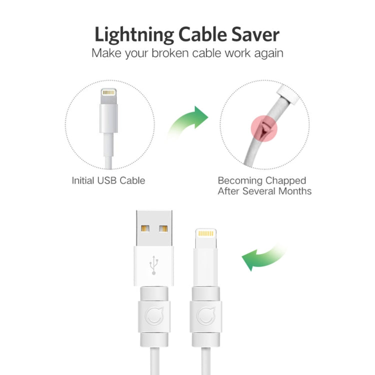UGREEN LP127 6 PCS Anti-break Data Cable Protector for All Apple Original Data Cable - HoMEdemic™ 