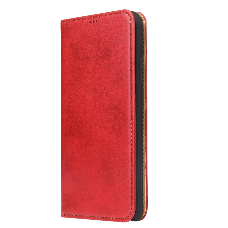 Fierre Shann PU Genuine Leather Texture Horizontal Flip Leather Case with Holder & Card Slots & Wallet For iPhone 11(Red) - HoMEdemic™ 