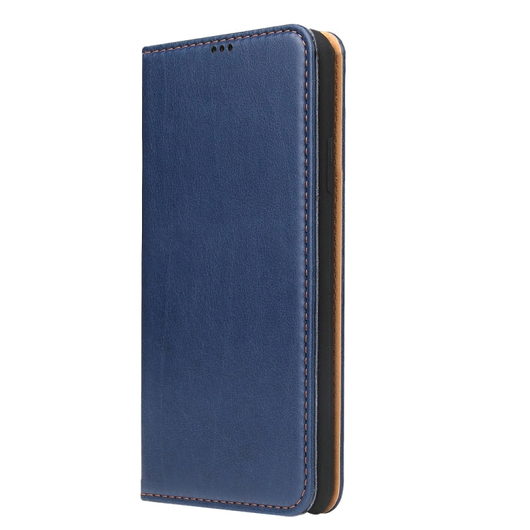 Fierre Shann PU Genuine Leather Texture Horizontal Flip Leather Case with Holder & Card Slots & Wallet For iPhone 11 Pro(Blue) - HoMEdemic™ 