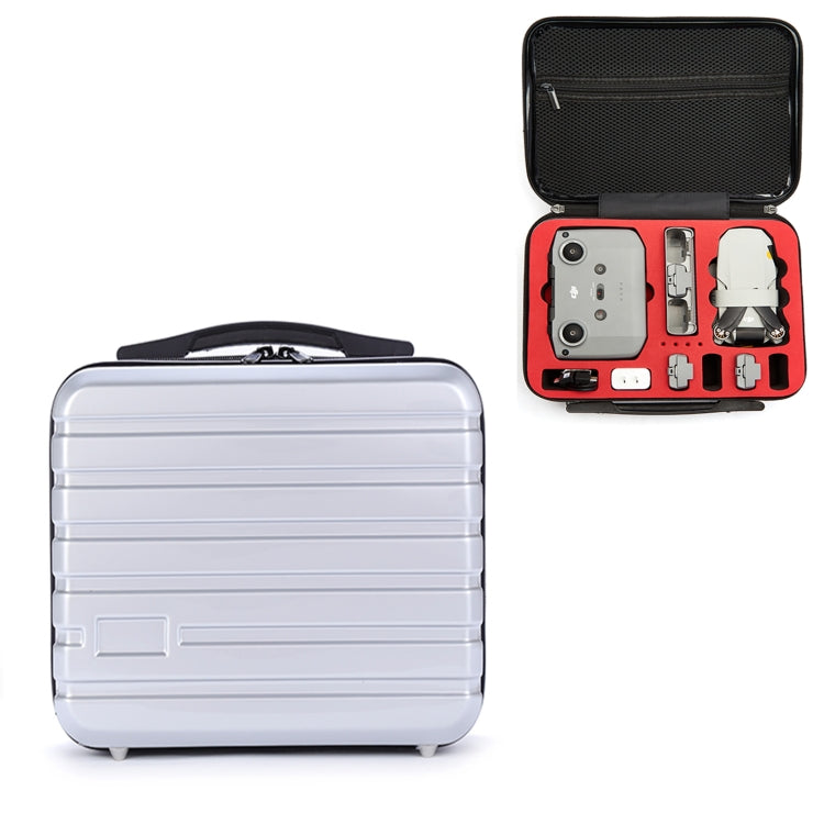 ls-S004 Portable Waterproof Drone Handbag Storage Bag for DJI Mavic Mini 2(Silver +Red Liner) - HoMEdemic™ 