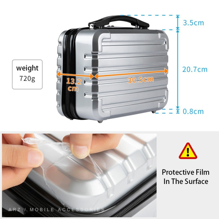 ls-S004 Portable Waterproof Drone Handbag Storage Bag for DJI Mavic Mini 2(Silver +Red Liner) - HoMEdemic™ 