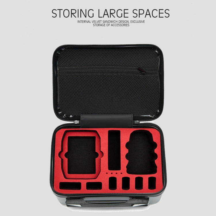 ls-S004 Portable Waterproof Drone Handbag Storage Bag for DJI Mavic Mini 2(Black + Red Liner) - HoMEdemic™ 