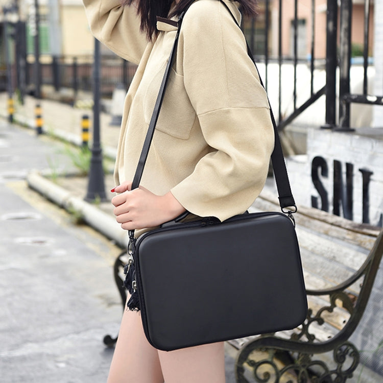 LS4456 Portable Drone PU Shoulder Storage Bag Handbag for DJI Mavic Mini 2(Black + Red Liner) - HoMEdemic™ 