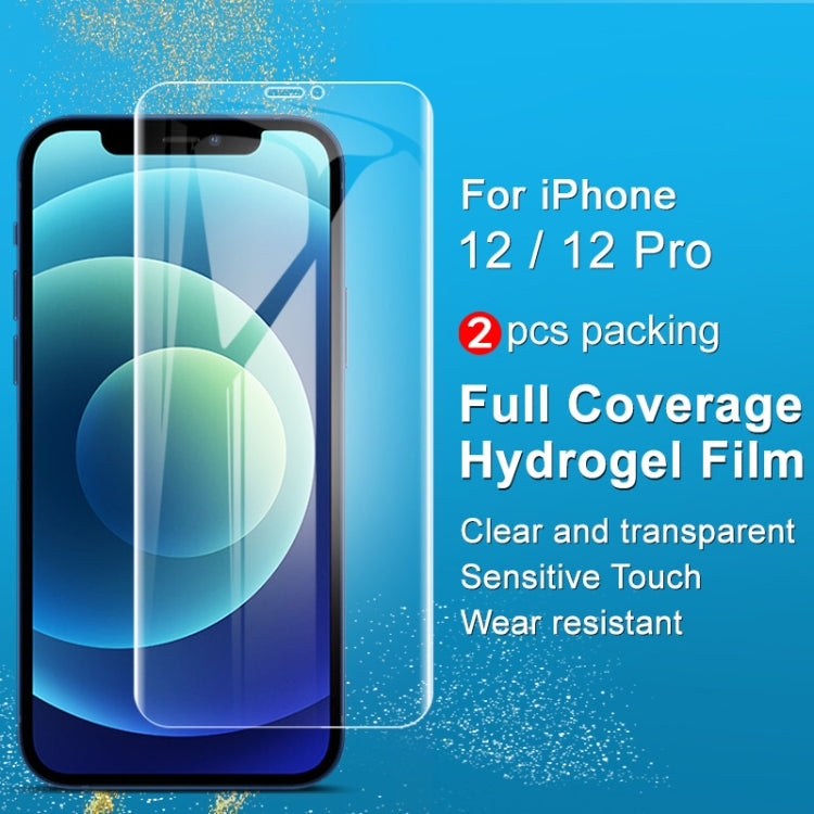 2 PCS IMAK Hydrogel Film III Full Coverage Screen Protector For iPhone 12 / 12 Pro - HoMEdemic™ 