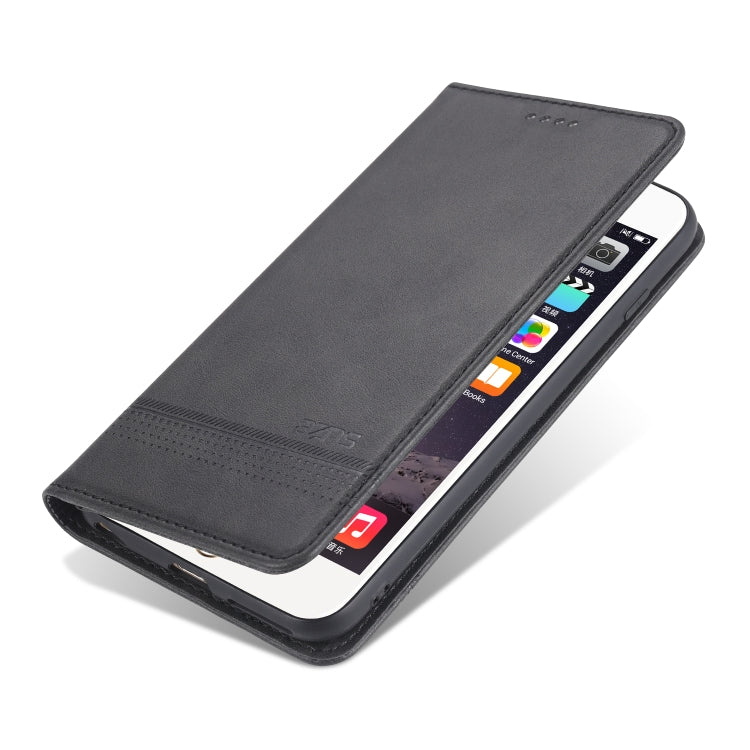 AZNS Magnetic Calf Texture Horizontal Flip Leather Case with Card Slots & Holder & Wallet For iPhone 6(Black) - HoMEdemic™ 