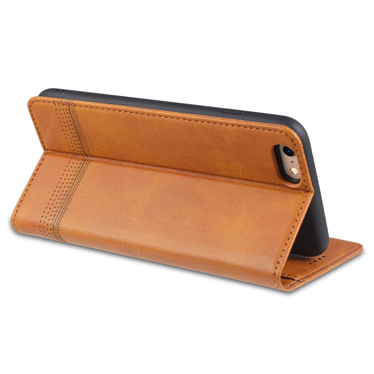 AZNS Magnetic Calf Texture Horizontal Flip Leather Case with Card Slots & Holder & Wallet For iPhone 6 Plus(Red) - HoMEdemic™ 