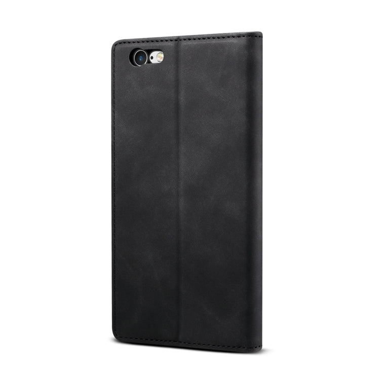 GUSSIM GS-001 Business Style Horizontal Flip Skin Feel PU Leather Case with Holder & Card Slots & Wallet & Photo Frame For iPhone 6 / 6s(Black) - HoMEdemic™ 